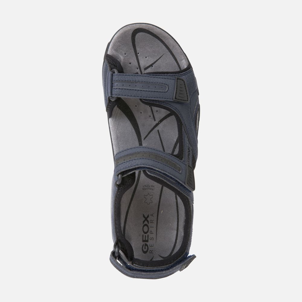 Geox Sandals Navy Strada - Geox Mens Shoes - CLUDNH350